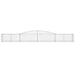 Coșuri gabion arcuite 10 buc, 400x50x40/60 cm, fier galvanizat - WALTI WALTI