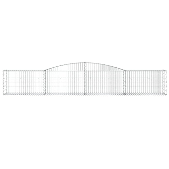 Coșuri gabion arcuite 2 buc, 400x50x60/80 cm, fier galvanizat - WALTI WALTI
