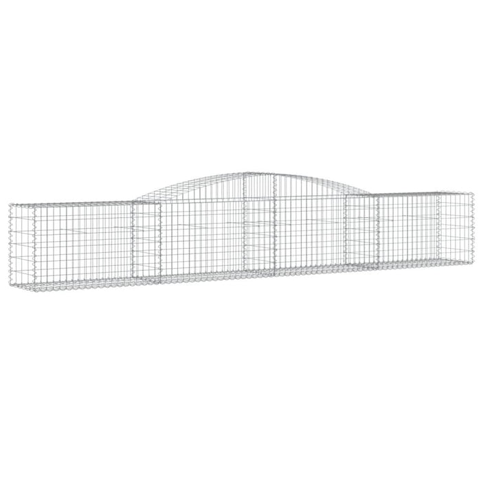 Coșuri gabion arcuite 3 buc, 400x50x60/80 cm, fier galvanizat - WALTI WALTI
