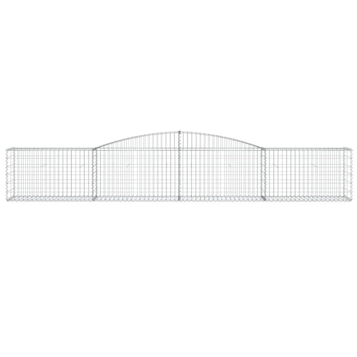 Coșuri gabion arcuite 3 buc, 400x50x60/80 cm, fier galvanizat - WALTI WALTI
