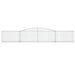 Coșuri gabion arcuite 3 buc, 400x50x60/80 cm, fier galvanizat - WALTI WALTI