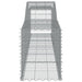 Coșuri gabion arcuite 3 buc, 400x50x60/80 cm, fier galvanizat - WALTI WALTI