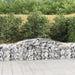 Coșuri gabion arcuite 3 buc, 400x50x60/80 cm, fier galvanizat - WALTI WALTI