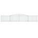 Coșuri gabion arcuite 4 buc, 400x50x60/80 cm, fier galvanizat - WALTI WALTI
