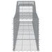Coșuri gabion arcuite 9 buc, 400x50x60/80 cm, fier galvanizat - WALTI WALTI