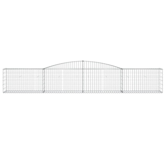 Coșuri gabion arcuite 10 buc, 400x50x60/80 cm, fier galvanizat - WALTI WALTI