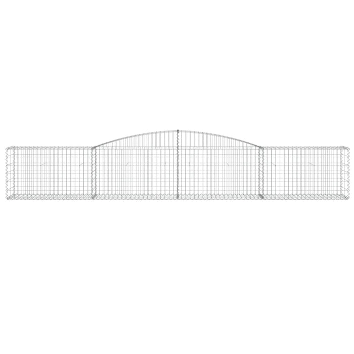 Coșuri gabion arcuite 25 buc, 400x50x60/80 cm, fier galvanizat - WALTI WALTI