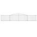 Coșuri gabion arcuite 25 buc, 400x50x60/80 cm, fier galvanizat - WALTI WALTI