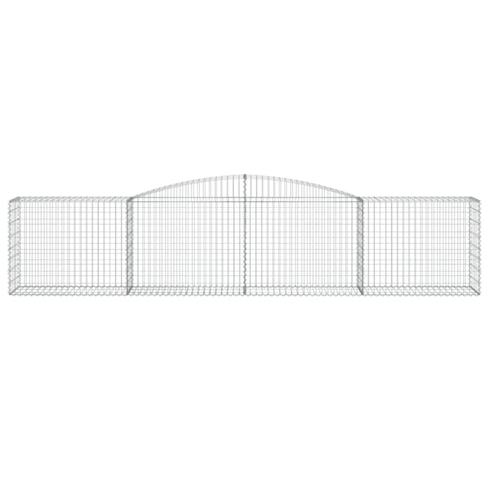 Coșuri gabion arcuite 4 buc, 400x50x80/100 cm, fier galvanizat - WALTI WALTI