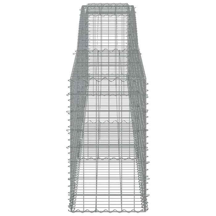 Coșuri gabion arcuite 4 buc, 400x50x80/100 cm, fier galvanizat - WALTI WALTI