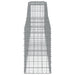 Coșuri gabion arcuite 4 buc, 400x50x80/100 cm, fier galvanizat - WALTI WALTI