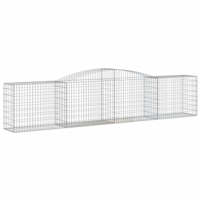 Coșuri gabion arcuite 8 buc, 400x50x80/100 cm, fier galvanizat - WALTI WALTI