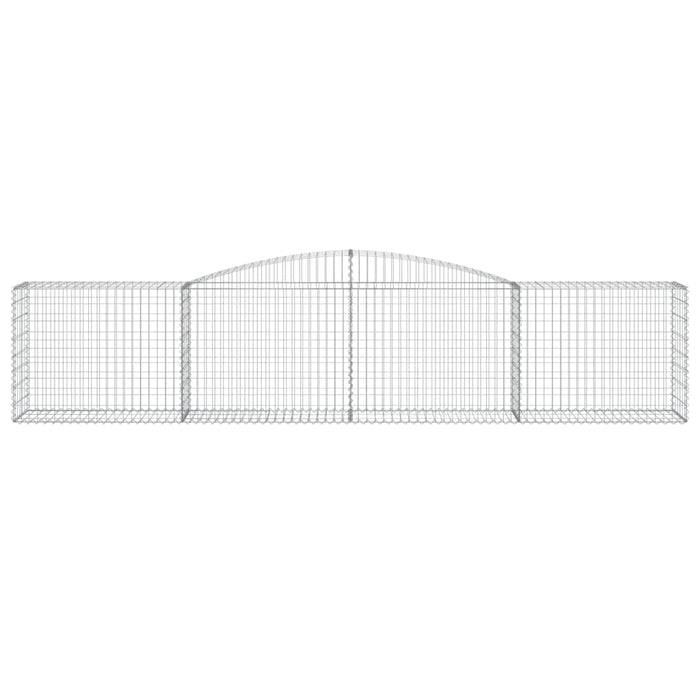 Coșuri gabion arcuite 8 buc, 400x50x80/100 cm, fier galvanizat - WALTI WALTI