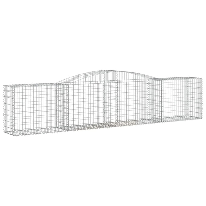 Coșuri gabion arcuite 9 buc, 400x50x80/100 cm, fier galvanizat - WALTI WALTI