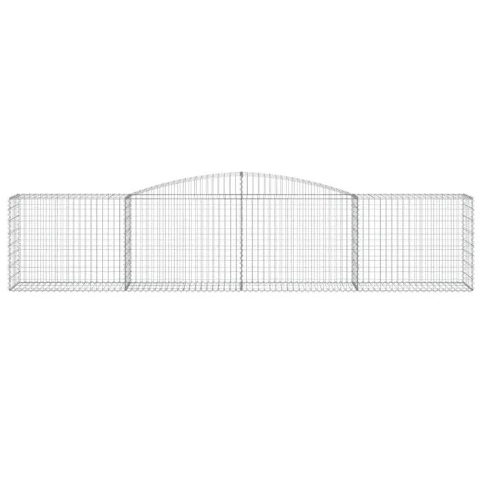 Coșuri gabion arcuite 9 buc, 400x50x80/100 cm, fier galvanizat - WALTI WALTI
