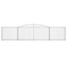 Coșuri gabion arcuite 9 buc, 400x50x80/100 cm, fier galvanizat - WALTI WALTI