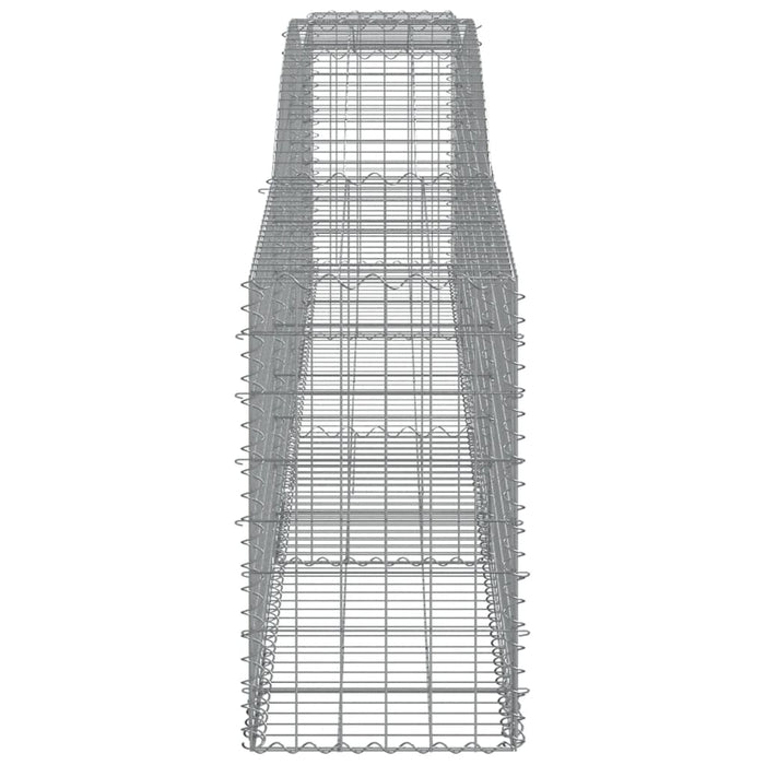 Coșuri gabion arcuite 9 buc, 400x50x80/100 cm, fier galvanizat - WALTI WALTI