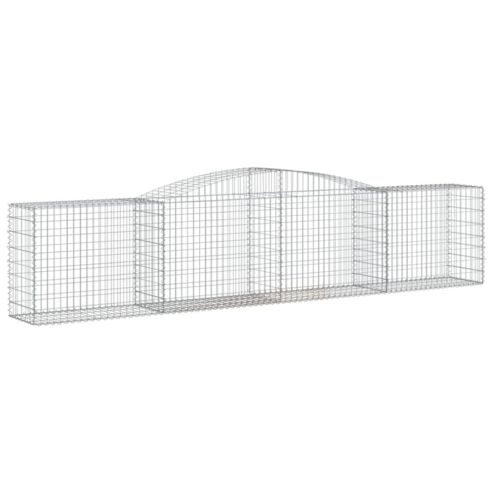 Coșuri gabion arcuite 10 buc, 400x50x80/100 cm, fier galvanizat - WALTI WALTI