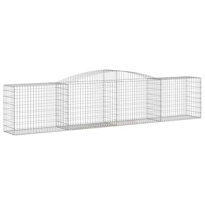 Coșuri gabion arcuite 15 buc, 400x50x80/100 cm, fier galvanizat - WALTI WALTI