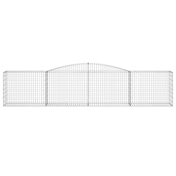 Coșuri gabion arcuite 15 buc, 400x50x80/100 cm, fier galvanizat - WALTI WALTI