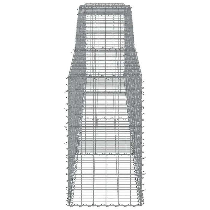 Coșuri gabion arcuite 15 buc, 400x50x80/100 cm, fier galvanizat - WALTI WALTI