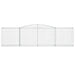 Coșuri gabion arcuite 4 buc, 400x50x100/120 cm fier galvanizat - WALTI WALTI