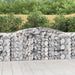 Coșuri gabion arcuite 4 buc, 400x50x100/120 cm fier galvanizat - WALTI WALTI