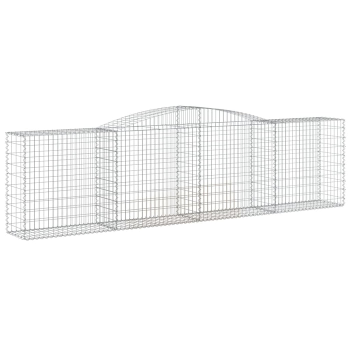 Coșuri gabion arcuite 5 buc, 400x50x100/120 cm fier galvanizat - WALTI WALTI