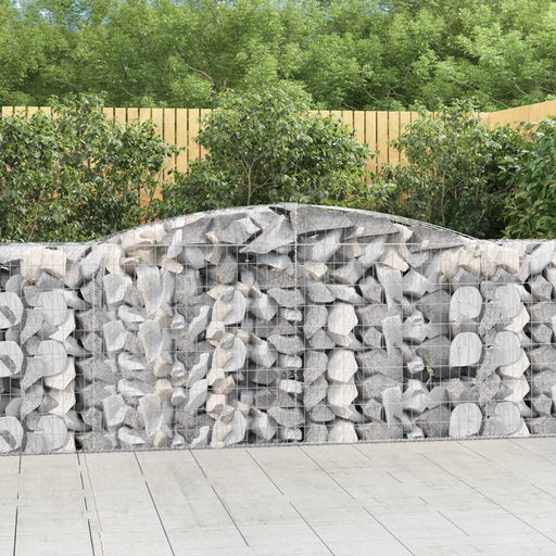 Coșuri gabion arcuite 5 buc, 400x50x100/120 cm fier galvanizat - WALTI WALTI