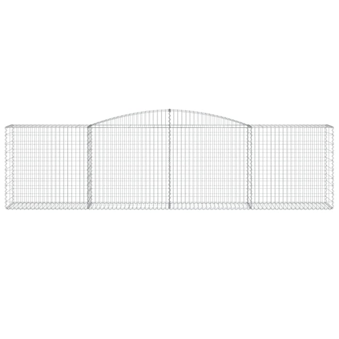 Coșuri gabion arcuite 9 buc, 400x50x100/120 cm fier galvanizat - WALTI WALTI
