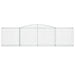 Coșuri gabion arcuite 9 buc, 400x50x100/120 cm fier galvanizat - WALTI WALTI
