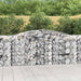 Coșuri gabion arcuite 9 buc, 400x50x100/120 cm fier galvanizat - WALTI WALTI