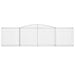 Coșuri gabion arcuite 10 buc, 400x50x100/120 cm fier galvanizat - WALTI WALTI