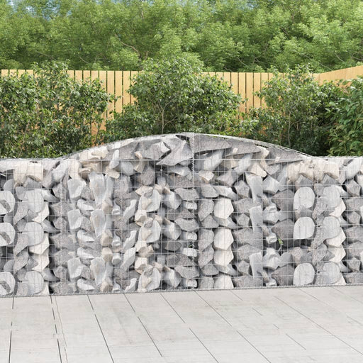 Coșuri gabion arcuite 10 buc, 400x50x100/120 cm fier galvanizat - WALTI WALTI