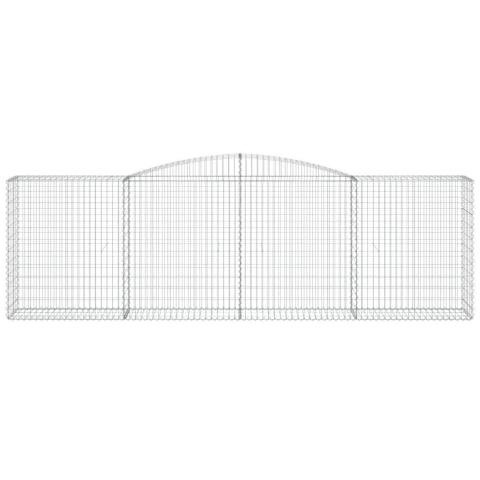 Coșuri gabion arcuite 5 buc, 400x50x120/140 cm, fier galvanizat - WALTI WALTI