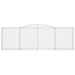 Coșuri gabion arcuite 5 buc, 400x50x120/140 cm, fier galvanizat - WALTI WALTI