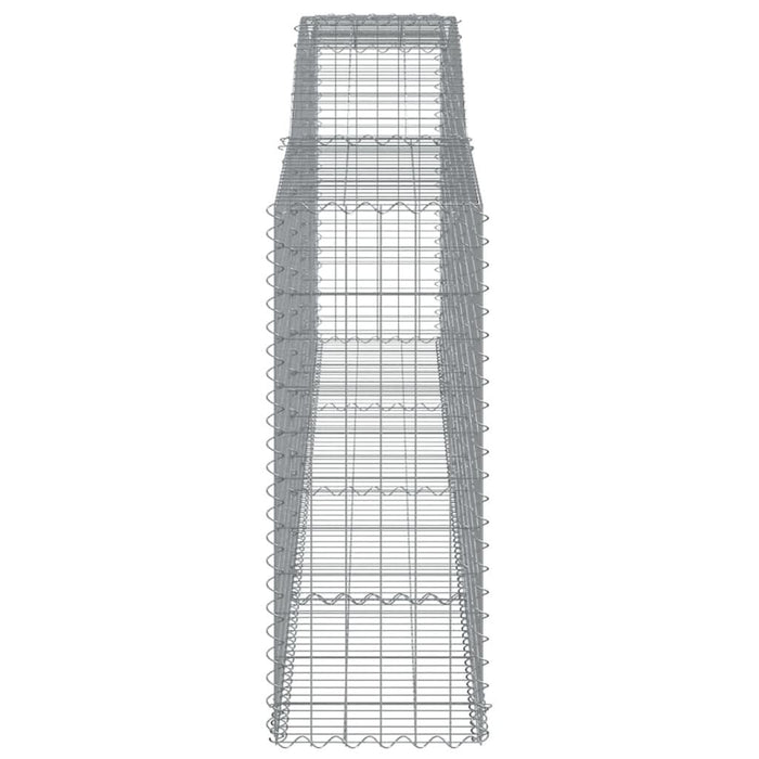 Coșuri gabion arcuite 5 buc, 400x50x120/140 cm, fier galvanizat - WALTI WALTI