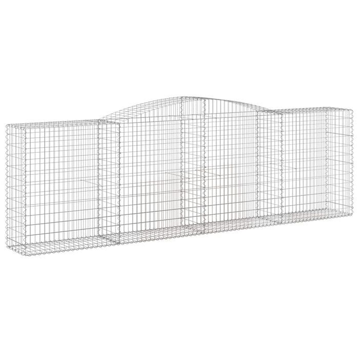 Coșuri gabion arcuite 6 buc, 400x50x120/140 cm, fier galvanizat - WALTI WALTI