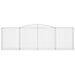 Coșuri gabion arcuite 6 buc, 400x50x120/140 cm, fier galvanizat - WALTI WALTI