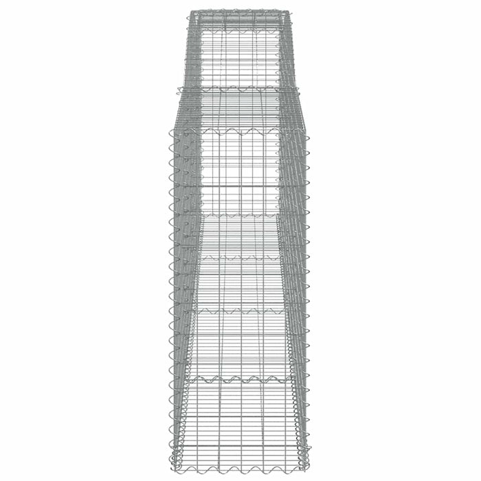Coșuri gabion arcuite 6 buc, 400x50x120/140 cm, fier galvanizat - WALTI WALTI