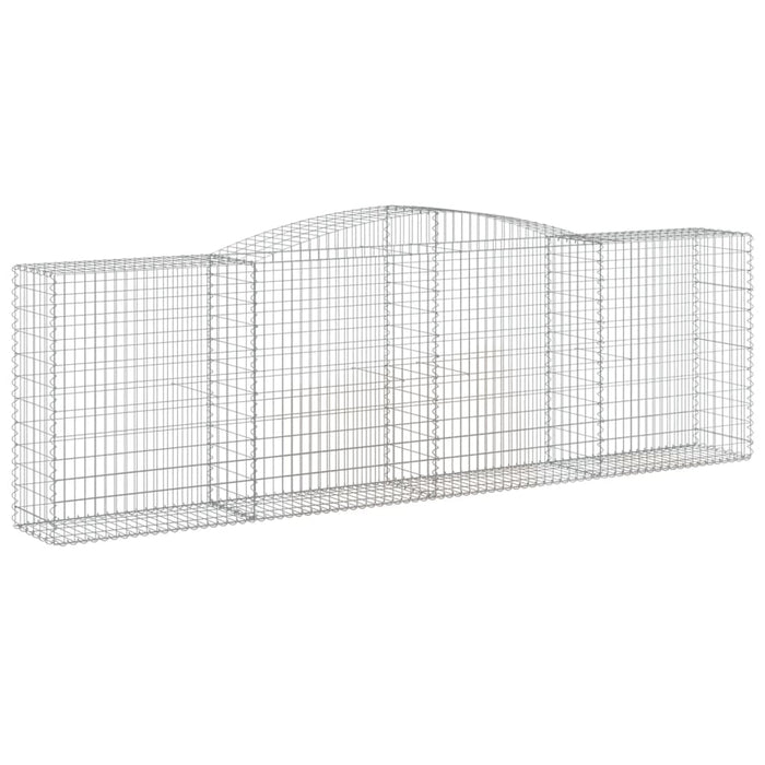 Coșuri gabion arcuite 7 buc, 400x50x120/140 cm, fier galvanizat - WALTI WALTI