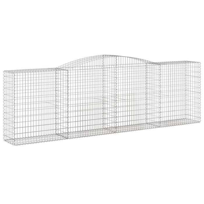 Coșuri gabion arcuite 9 buc, 400x50x120/140 cm, fier galvanizat - WALTI WALTI