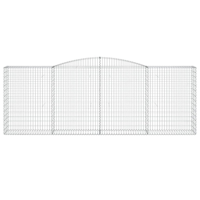 Coșuri gabion arcuite 2 buc, 400x50x140/160 cm, fier galvanizat - WALTI WALTI