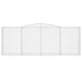 Coșuri gabion arcuite 2 buc, 400x50x140/160 cm, fier galvanizat - WALTI WALTI