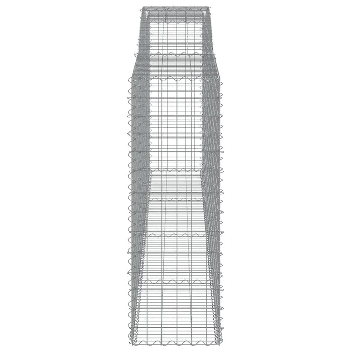 Coșuri gabion arcuite 2 buc, 400x50x140/160 cm, fier galvanizat - WALTI WALTI