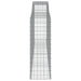 Coșuri gabion arcuite 2 buc, 400x50x140/160 cm, fier galvanizat - WALTI WALTI