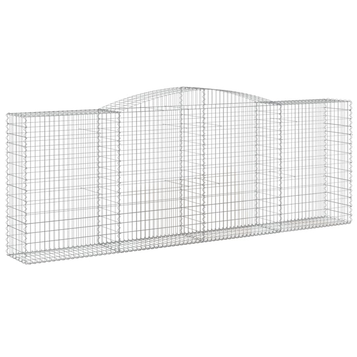 Coșuri gabion arcuite 3 buc, 400x50x140/160 cm, fier galvanizat - WALTI WALTI