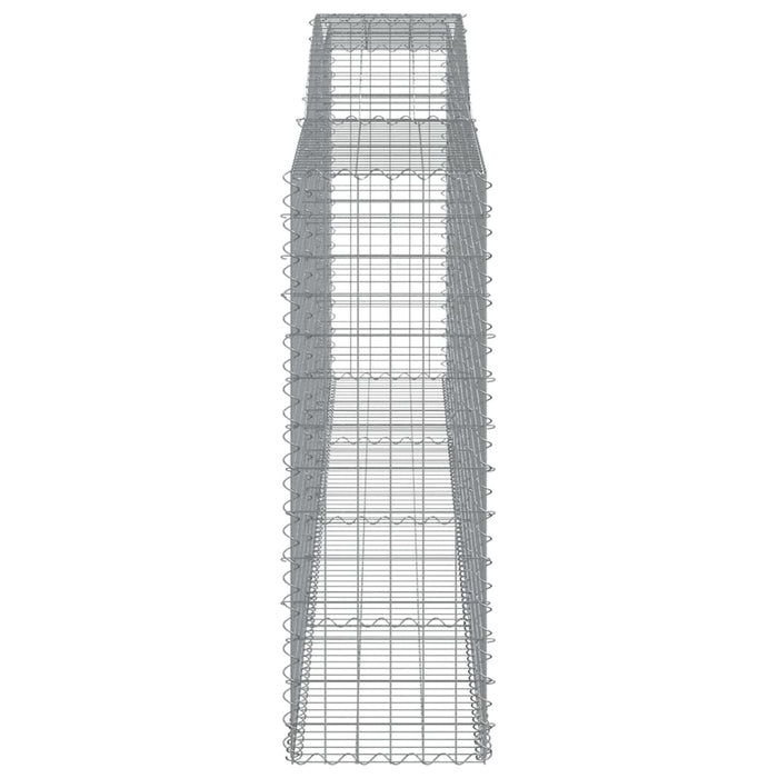 Coșuri gabion arcuite 3 buc, 400x50x140/160 cm, fier galvanizat - WALTI WALTI