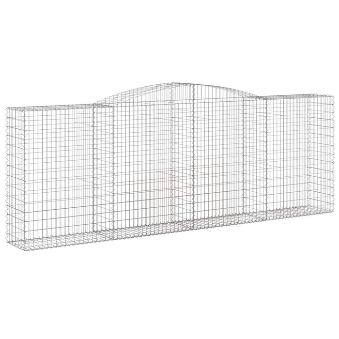 Coșuri gabion arcuite 5 buc, 400x50x140/160 cm, fier galvanizat - WALTI WALTI