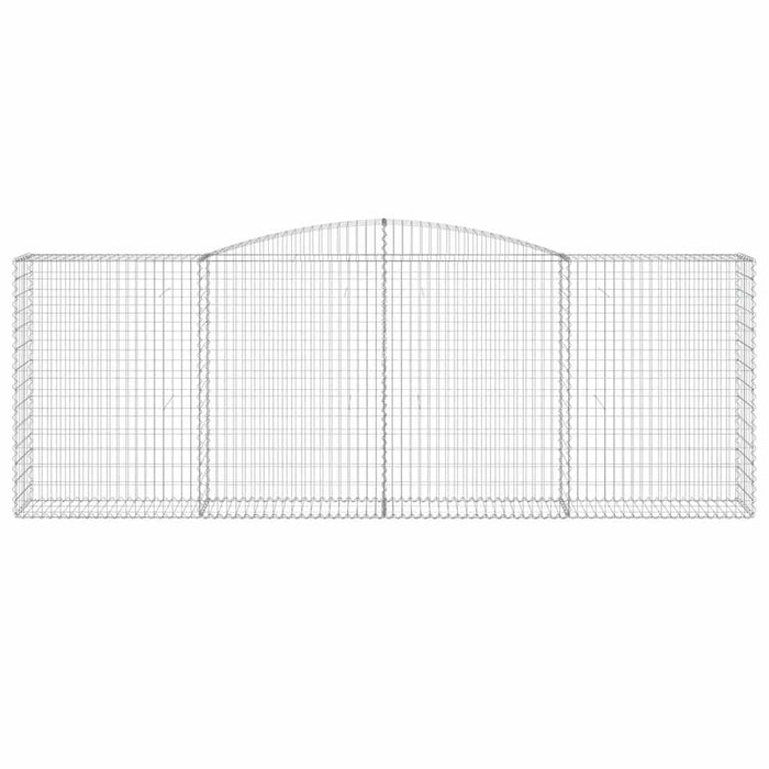 Coșuri gabion arcuite 5 buc, 400x50x140/160 cm, fier galvanizat - WALTI WALTI